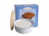 BOL À BARBE PORCELAINE AVEC COUVERCLE BOIS PLISSON