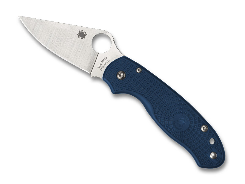 Couteau pliant Spyderco Para 3 -  manche 11 cm nylon/fibre de verre bleu