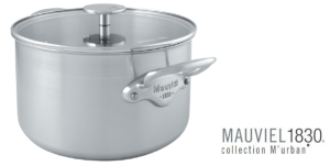 COCOTTE AVEC COUVERCLE VERRE MAUVIEL M'URBAN - 16 CM