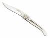 COUTEAU LAGUIOLE PAR CLAUDE DOZORME - LINER LOCK 11CM - TOUT INOX