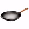 WOK EN FONTE MANCHE NOYER SKEPPSHULT 30CM