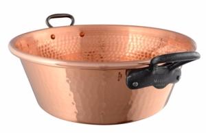 BASSINE CONFITURE MARTELÉE MAUVIEL M'PASSION - 36 CM MONTURE FONTE