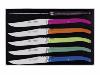 ARBALETE G. DAVID - COFFRET 6 LAGUIOLE DE TABLE PLEXI FLUO 23CM