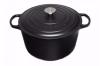 COCOTTE HAUTE EN FONTE LE CREUSET - NOIR 28 CM