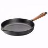 POÊLE HAUTE EN FONTE MANCHE NOYER SKEPPSHULT 28CM