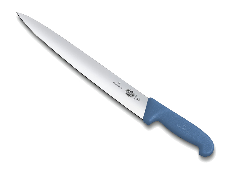 Couteau Victorinox tranchelard 30 cm - manche Fibrox bleu