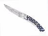 COUTEAU LE THIERS "LINER LOCK" PAR CLAUDE DOZORME - 10.5 CM ETOILE STAR