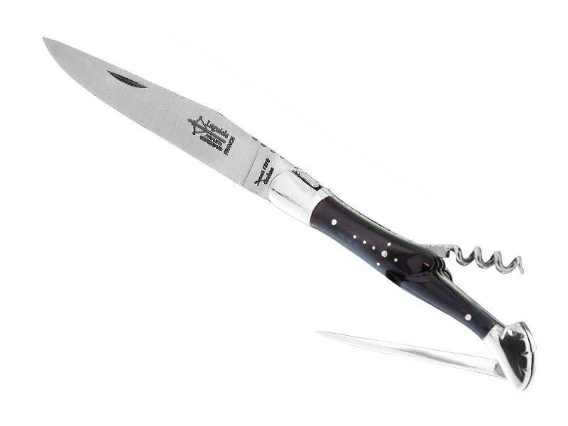 Couteau Laguiole G. David 3 pièces - manche 12 cm corne