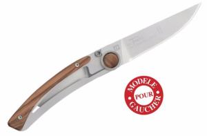 COUTEAU LE THIERS " SPECIAL GAUCHER" PAR CLAUDE DOZORME - 10.5CM - OLIVIER