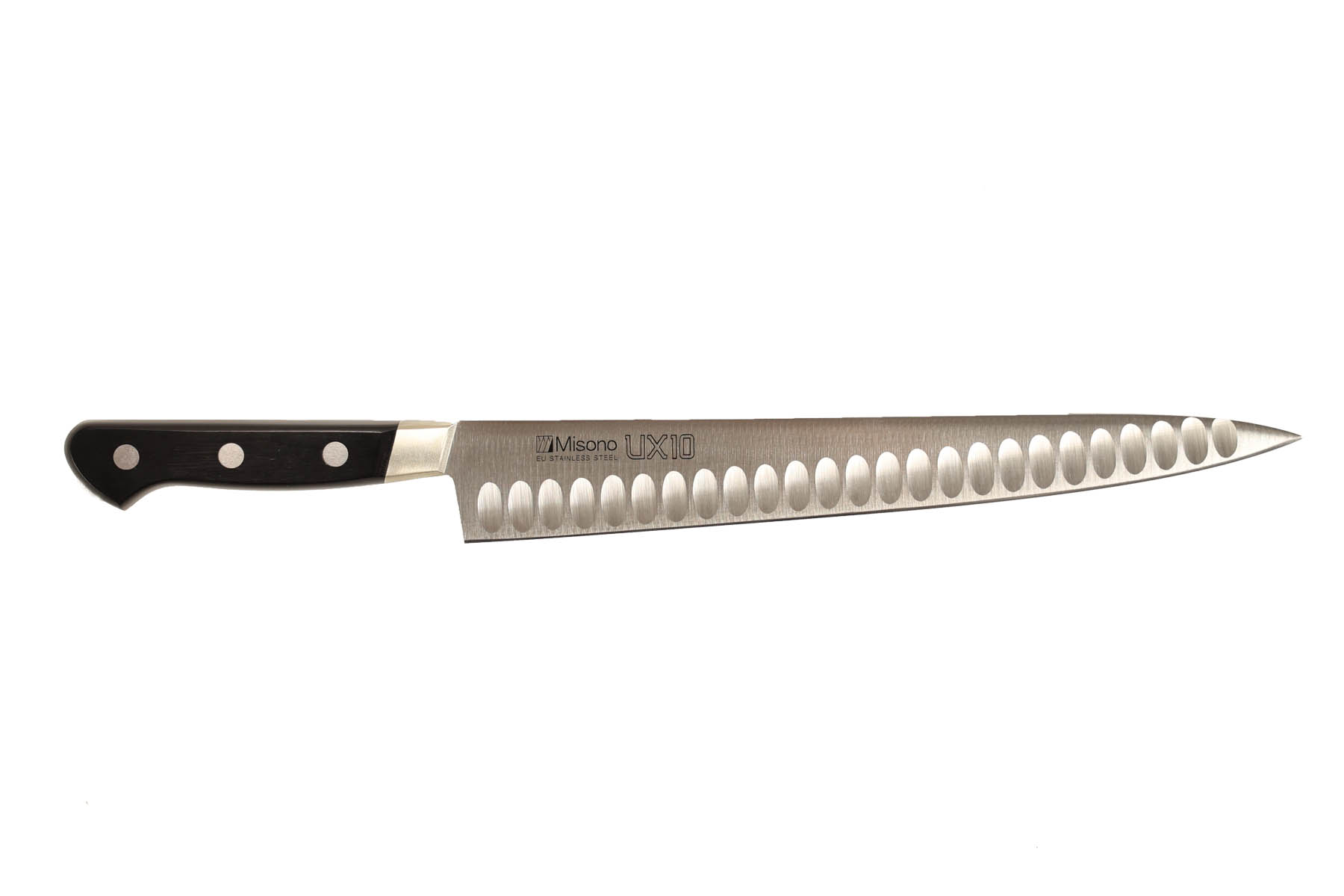 Couteau japonais Misono UX10 - Couteau sujihiki lame alvéolée 27 cm