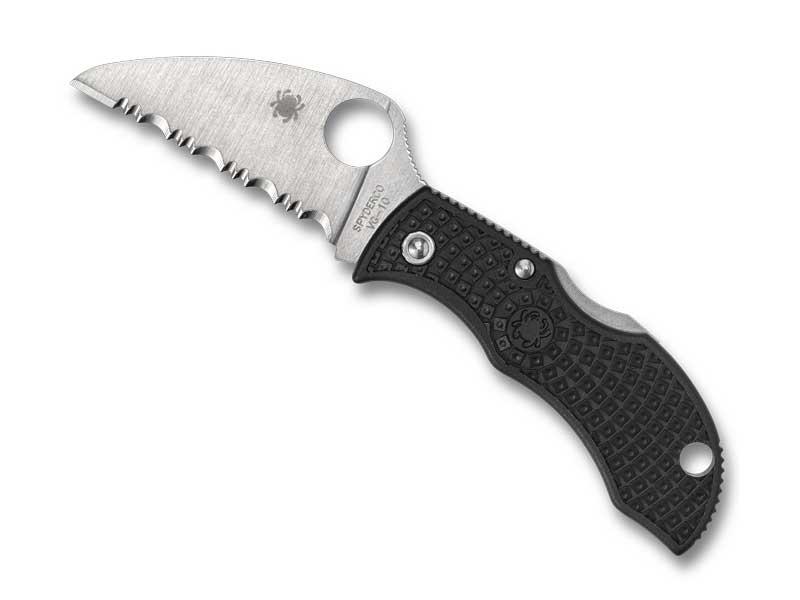 Couteau Spyderco Manbug Wharncliffe - manche 6.5 cm noir