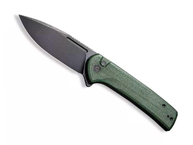 Couteau Civivi Conspirator - manche 12 cm micarta vert blackwash