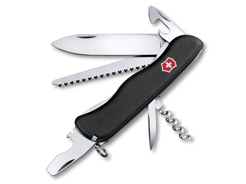 Couteau multifonctions Victorinox FORESTER - manche 111 mm noir