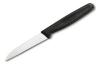 COUTEAU DE CUISINE MANCHE NOIR POINTE RABATTUE OFFICE CRANTÉE 8CM VICTORINOX
