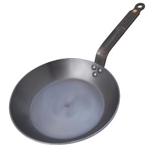 Poêle en acier De Buyer Minéral B 20 cm - manche en fonte
