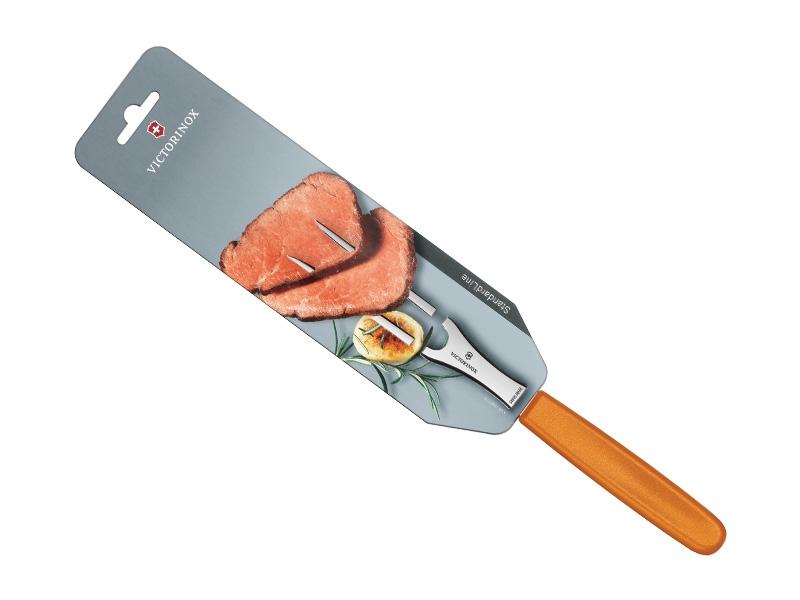 Fourchette chef Victorinox Swiss Classic, lame 15 cm inox - manche orange