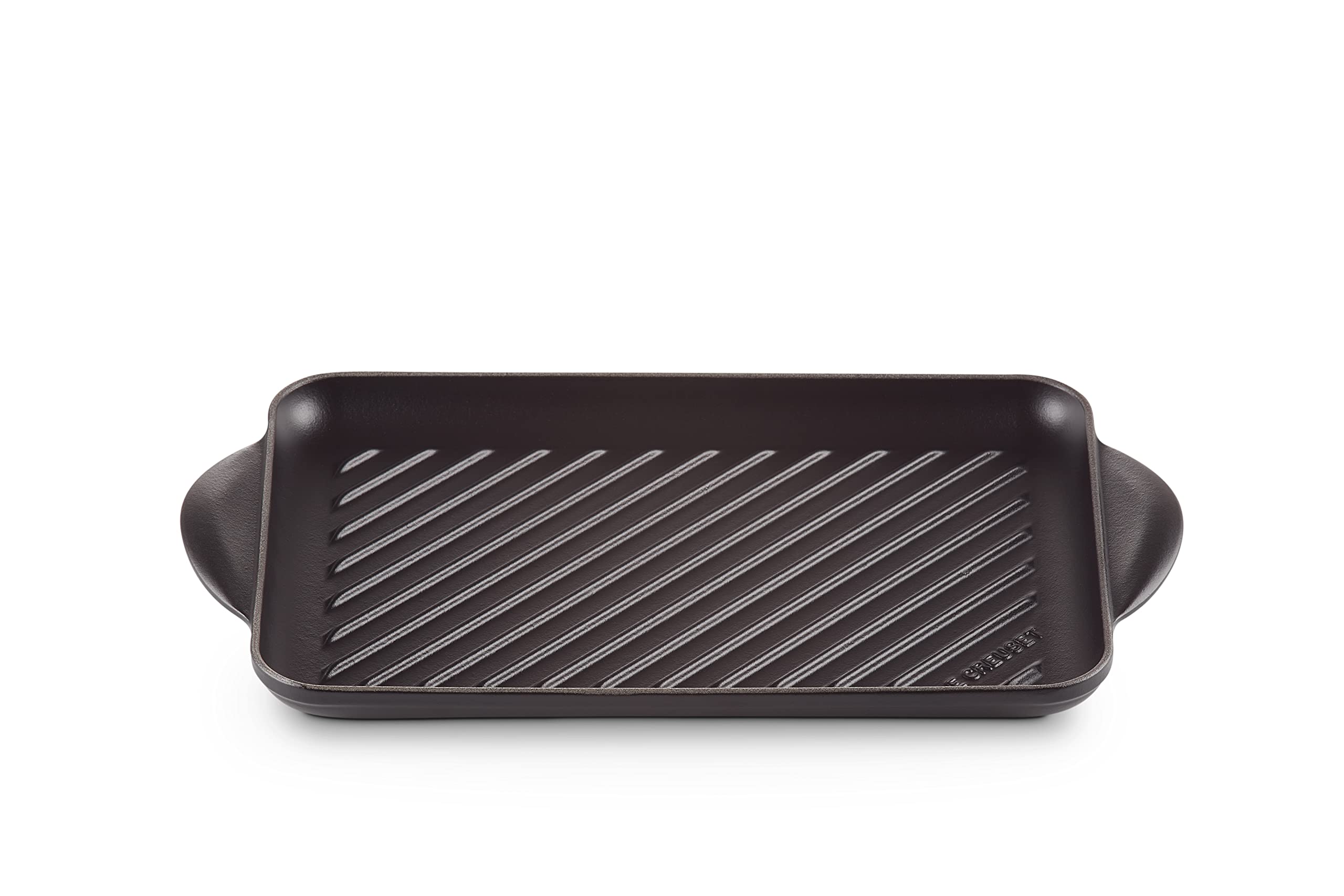 Gril rectangulaire tradition noir mat le creuset 32 cm