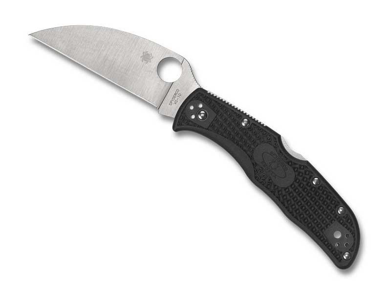 Couteau Spyderco Endela Wharncliffe - manche 12 cm nylon/fibre de verre noir