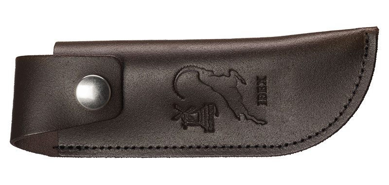 Étui cuir pour couteau de poche pour Ibex 100  - Marron