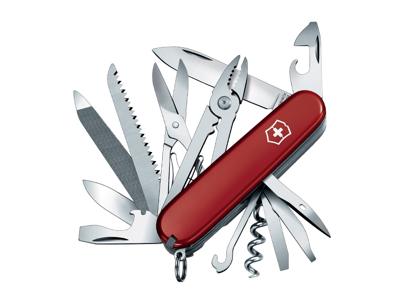 Couteau suisse Victorinox Handyman manche rouge