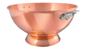 Mauviel vasque à champagne cuivre monture fonte d'inox - 40 cm