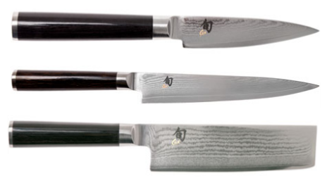 Set de 3 couteaux japonais Kai Shun Classic - 3 couteaux japonais pour légumes