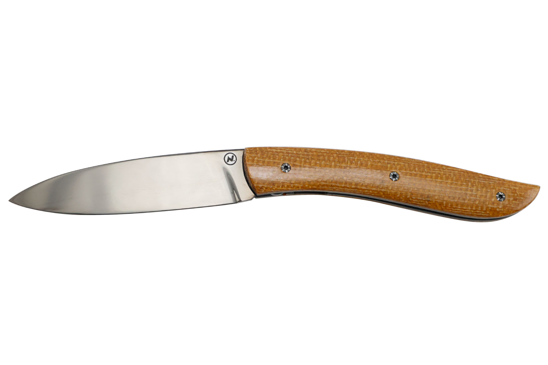 Couteau Artisanal Tim Bernard  "le Névé" - Micarta