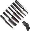 TOJIRO ZEN BLACK MALLETTE DE 7 COUTEAUX