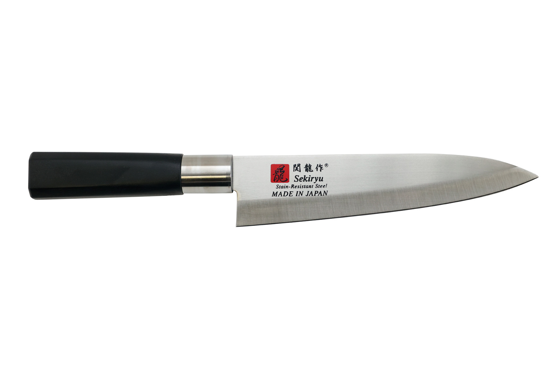 Couteau japonais chef 18 cm Jaku Black