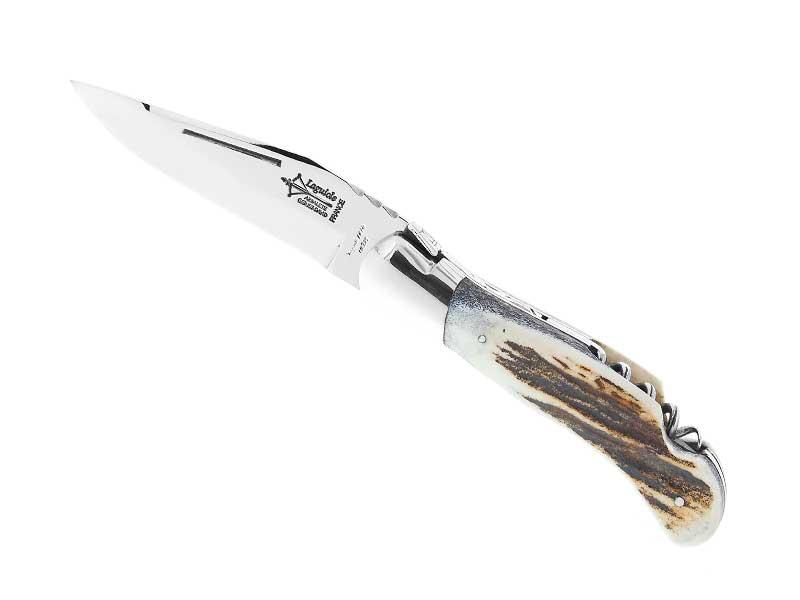 Couteau chasse Grande Nature Laguiole G.David 2 pièces - manche 12 cm cerf