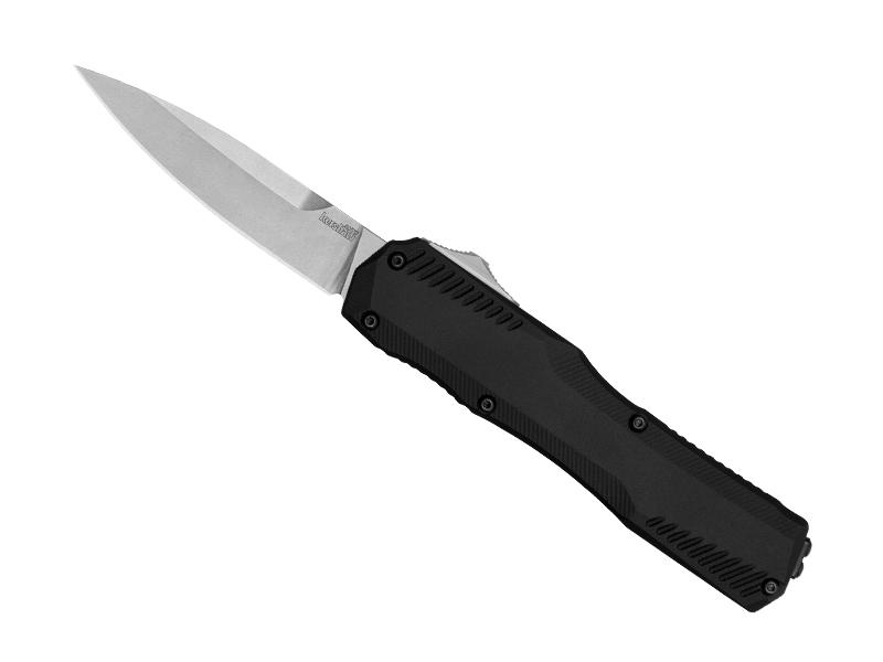 Couteau automatique Kershaw Livewire - manche 12 cm aluminium anodisé noir