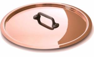 COUVERCLE EN CUIVRE INOX MONTURE FONTE Ø 12 CM - M'TRADITION MAUVIEL