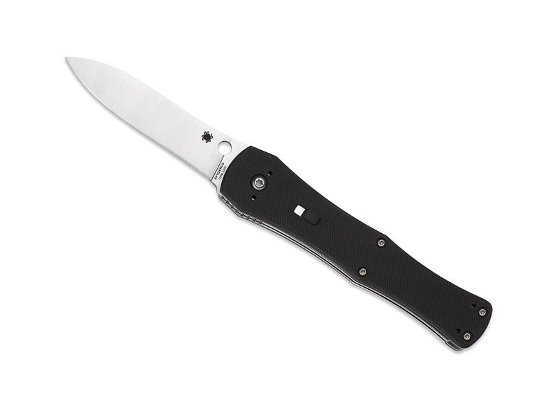 Couteau papillon Spyderco Janisong - manche 12,5 cm G10 noir