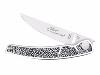 COUTEAU LE THIERS PAR CLAUDE DOZORME - 12CM - GALUCHAT GRIS