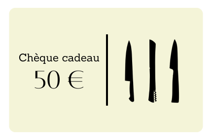 Chèque cadeau Coutellerie & Casserolerie Champenoise 50€