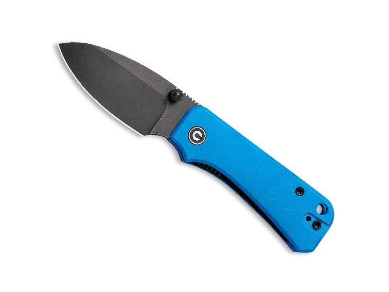 Couteau Civivi Baby Banter blackwash- manche 8 cm G10 bleu