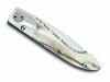 COUTEAU CLAUDE DOZORME COMPOSTELLE VOIE DU PUY CORNE - 12,5CM INOX