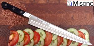 MISONO UX10 - COUTEAU JAPONAIS SUJIHIKI ALVEOLE 24 CM