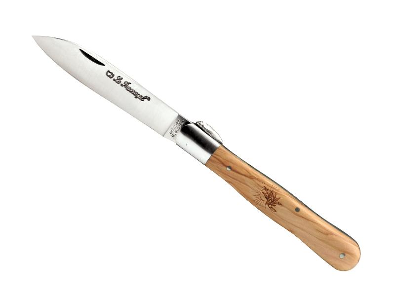 Couteau pliant Au Sabot Le Provençal - manche 12 cm olivier