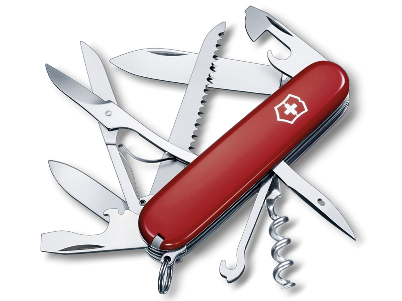 Couteau suisse Victorinox Huntsman - Manche rouge