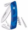 COUTEAU DE POCHE SWIZA MULTIFONCTIONS D03 LIVOR BLEU URBAN