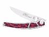 COUTEAU LE THIERS PAR CLAUDE DOZORME - 12CM - CROCO BORDEAUX