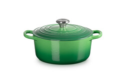 cocotte le creuset en fonte ronde signature 28 cm " Bamboo Green"