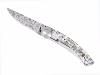 COUTEAU LE THIERS "LINER LOCK" PAR CLAUDE DOZORME - 10.5 CM ANCRE OLD SCHOOL