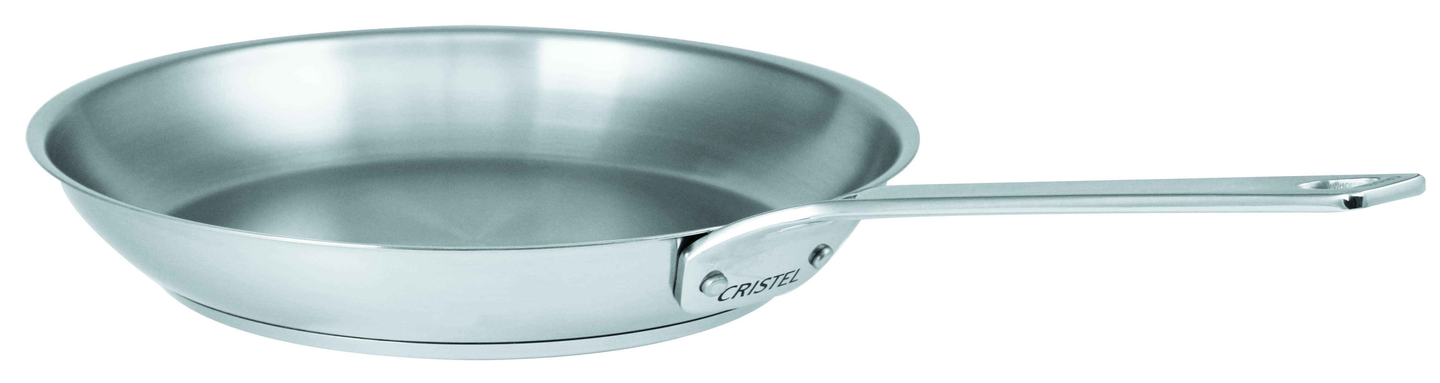 Poêle inox Cristel 1826 20 cm - manche inox