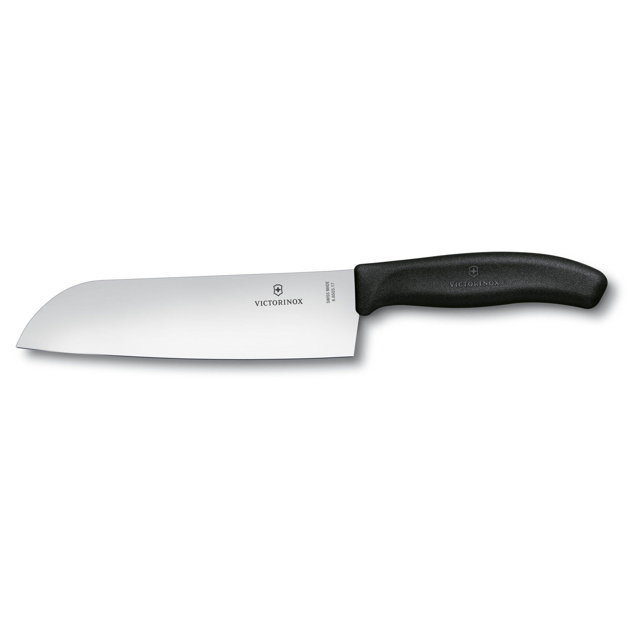 Couteau santoku Victorinox Swiss Classic - lame 17 cm - manche noir