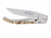 COUTEAU LAGUIOLE PAR CLAUDE DOZORME - LINER LOCK 11CM - CORNE DE BELIER