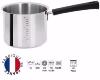 CASSEROLE HAUTE GRADUÉE MUTINE DE CRISTEL - 14 CM NOIR