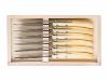COFFRET 6 COUTEAUX DE TABLE/STEAK - LAGUIOLE PAR CLAUDE DOZORME - 22CM - NATUREL