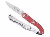 COUTEAU LAGUIOLE PAR CLAUDE DOZORME - 12 CM INOX ALU ROUGE